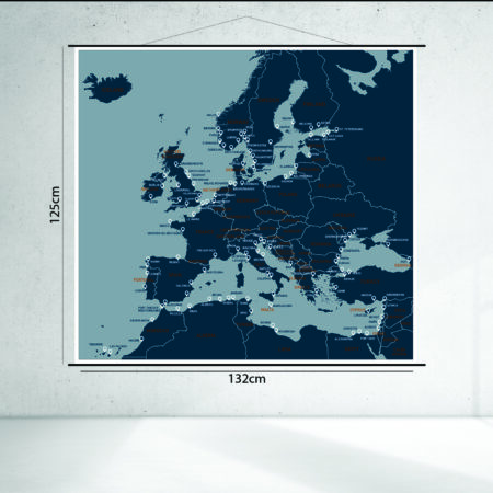 specjalistyczna mapa europy